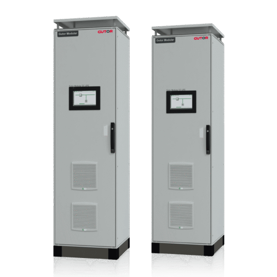 Compact and secure Gutor Modular UPS with intelligent monitoring and long-term power stability.